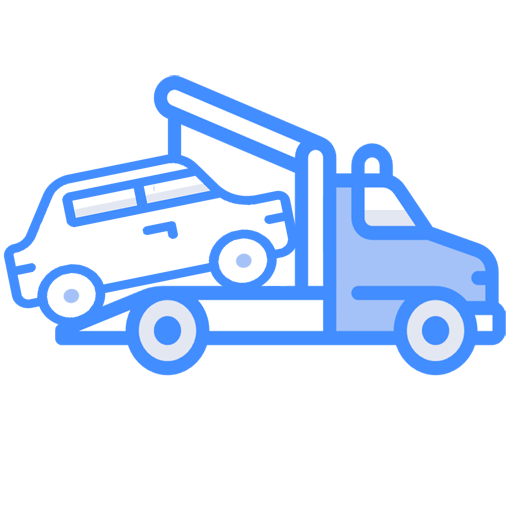 Abschleppwagen-Autoentsorgung